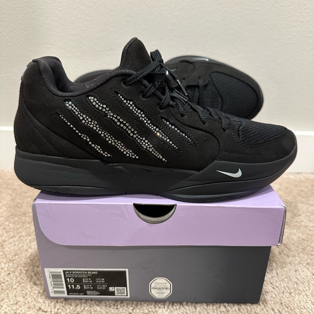 Nike JA 2 Scratch Bling Black Label Size 10
